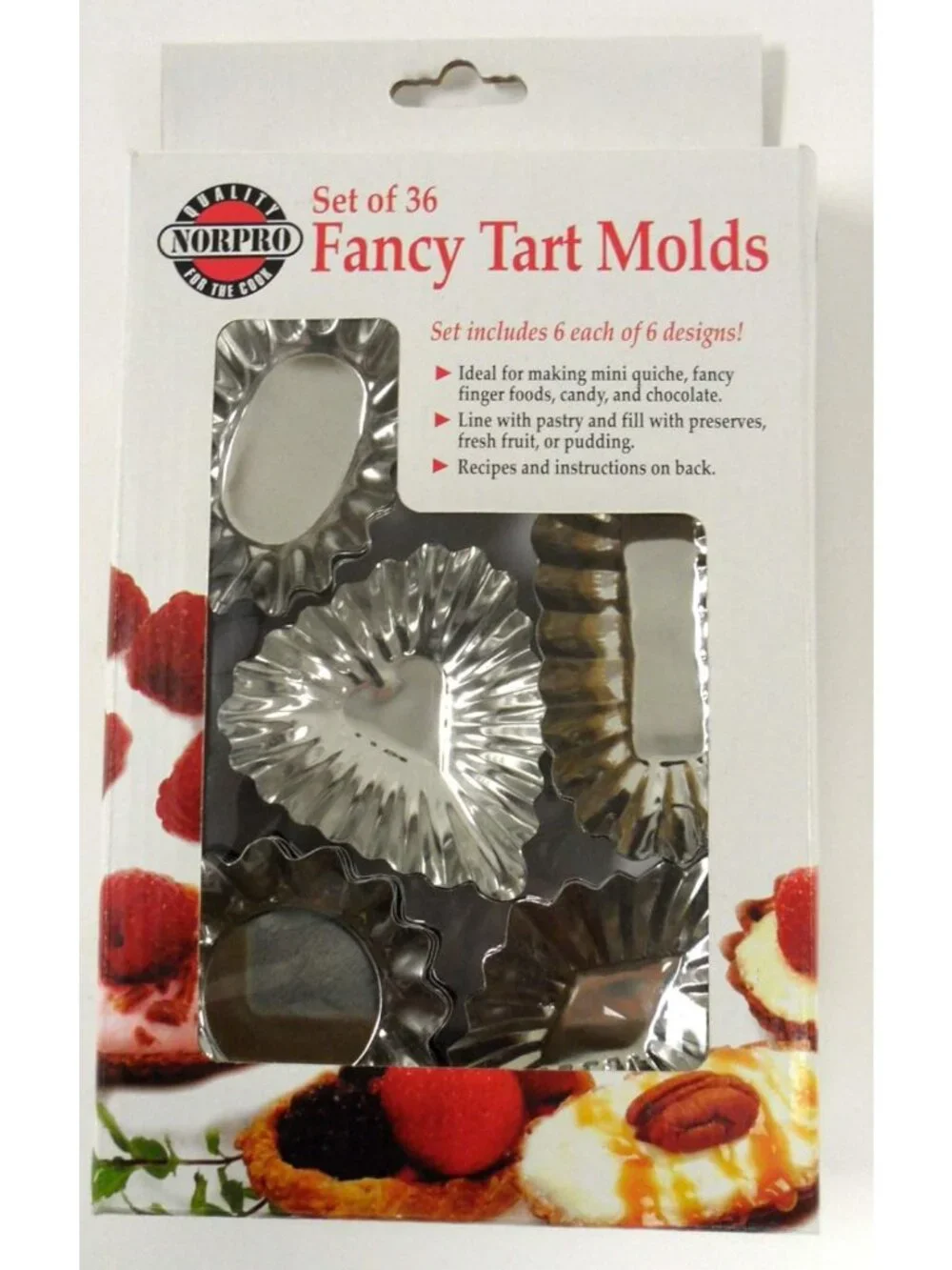 Set of 36 Tartlet Tins for Baking, Mini Pie Molds, Perfect for Desserts & Treats